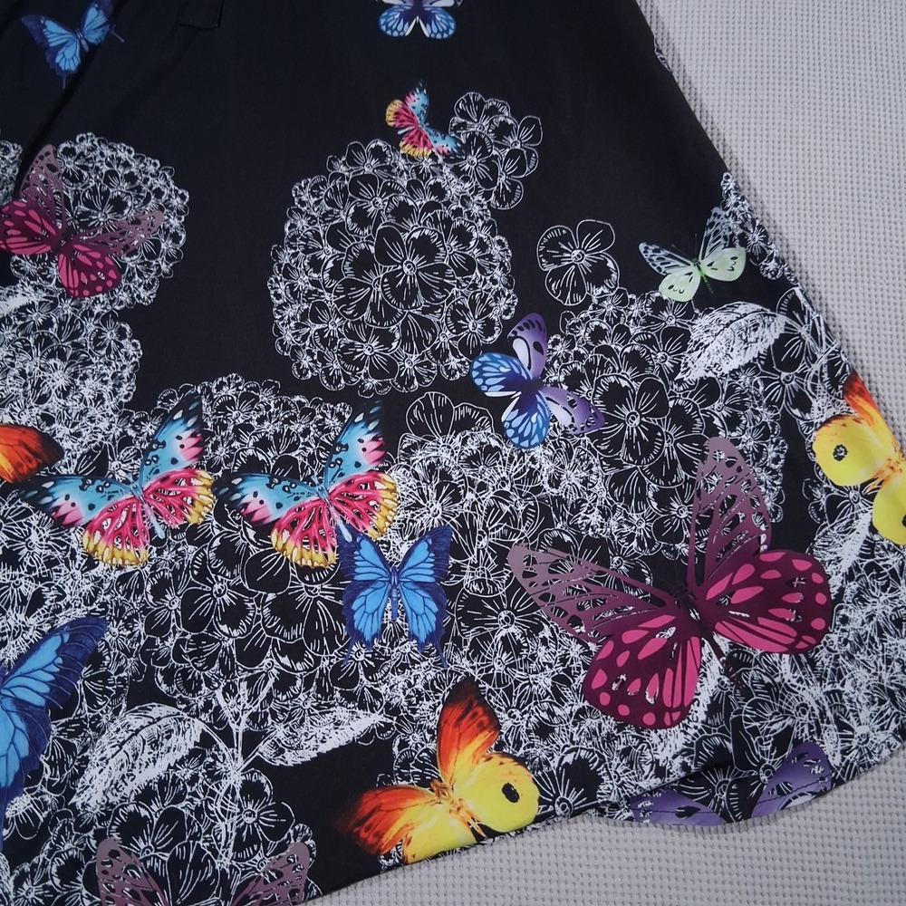 Rosegal Plus Womens 3X House Dress Bundle Butterfly Floral Lace Tunics Lot of 3 - Picture 11 of 16